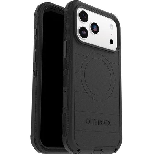 OtterBox Defender Pro MagSafe Apple iPhone 17 Pro (6.3") Case Black - (77-98380), DROP+ 7X Military Standard, Raised Edges, 7 Years Warranty