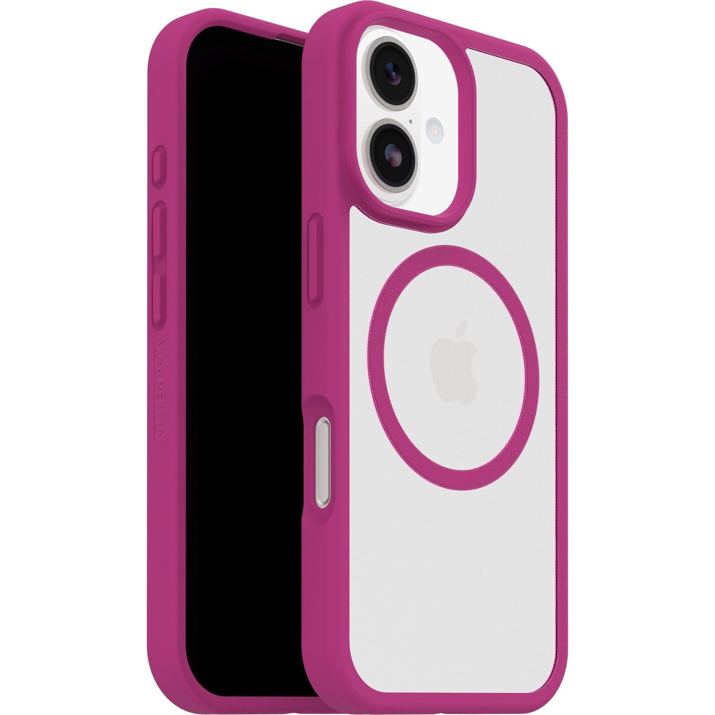 OtterBox React MagSafe Apple iPhone 17 (6.3") Case Rose Crystal (Pink/Clear) - (77-98594), DROP+ Military Standard, Raised Edges, 7 Years Warranty