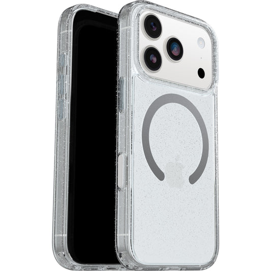 OtterBox Symmetry Clear MagSafe Apple iPhone 17 Pro (6.3") Case Stardust 4.0 (Clear) - (77-98838), DROP+ 3X Military Standard, 7 Years Warranty
