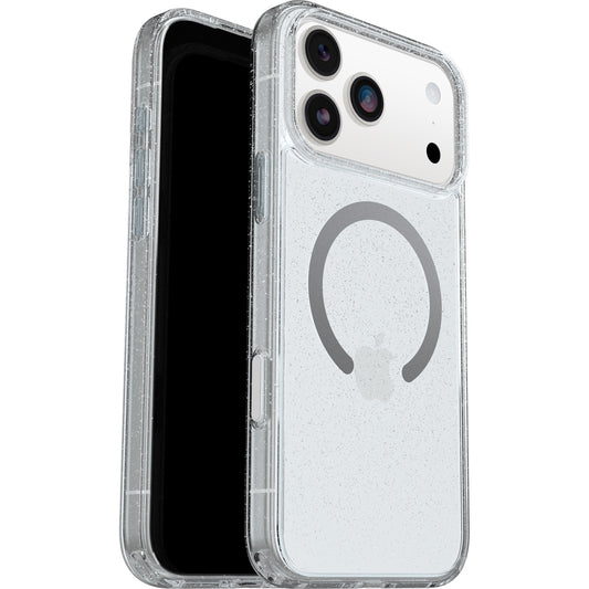 OtterBox Symmetry Clear MagSafe Apple iPhone 17 Pro Max (6.9") Case Stardust 4.0 (Clear) - (77-98863), DROP+ 3X Military Standard, 7 Years Warranty