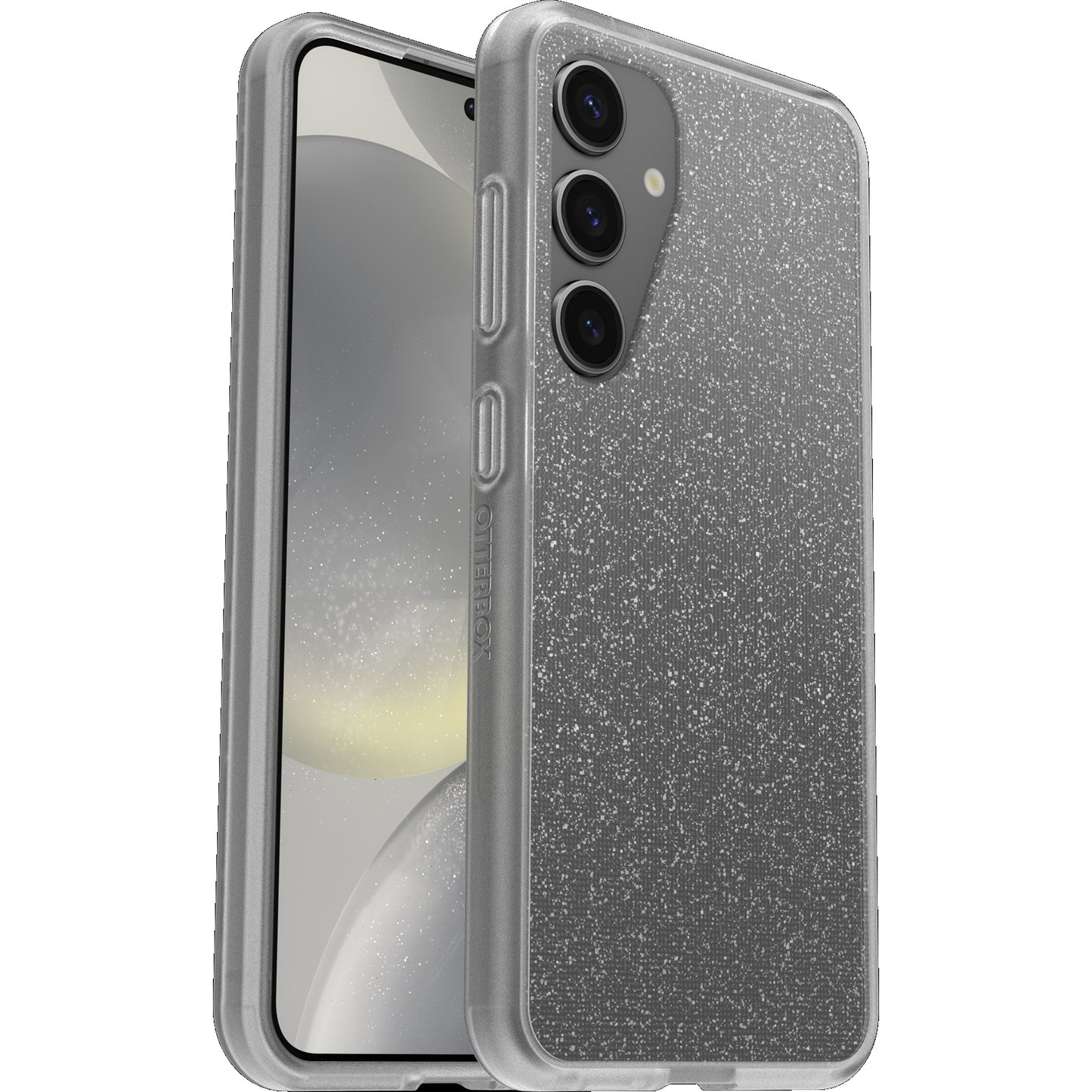 OtterBox React Samsung Galaxy S24 5G (6.2") Case Stardust(Clear Glitter) - (77-94661),DROP+ Military Standard, Wireless Charging, 7 Years Warranty