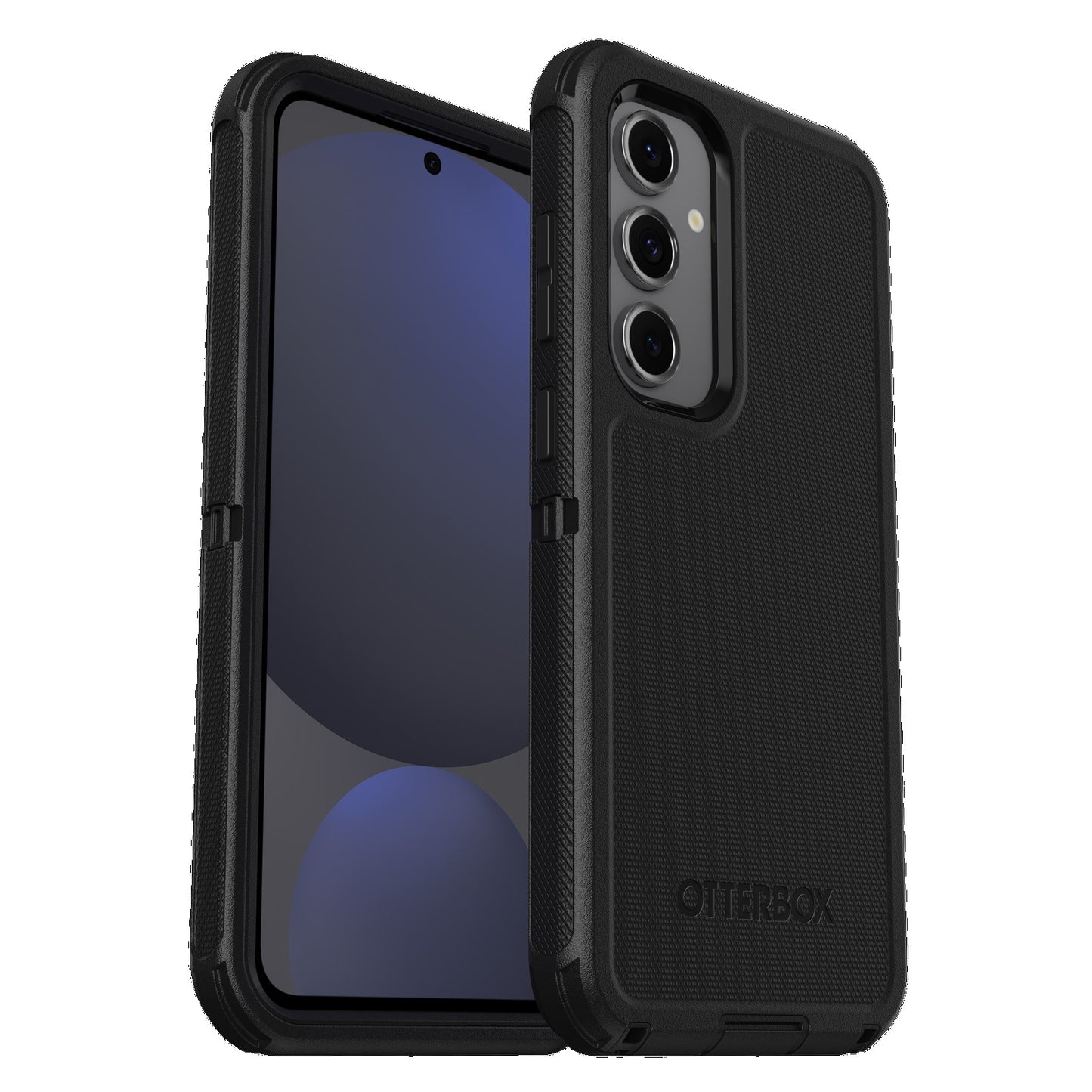 OtterBox Defender Samsung Galaxy S24 FE 5G (6.7") Case Black - (77-97095), DROP+ 7X Military Standard, Multi-Layer, Port Covers, 7 Years Warranty