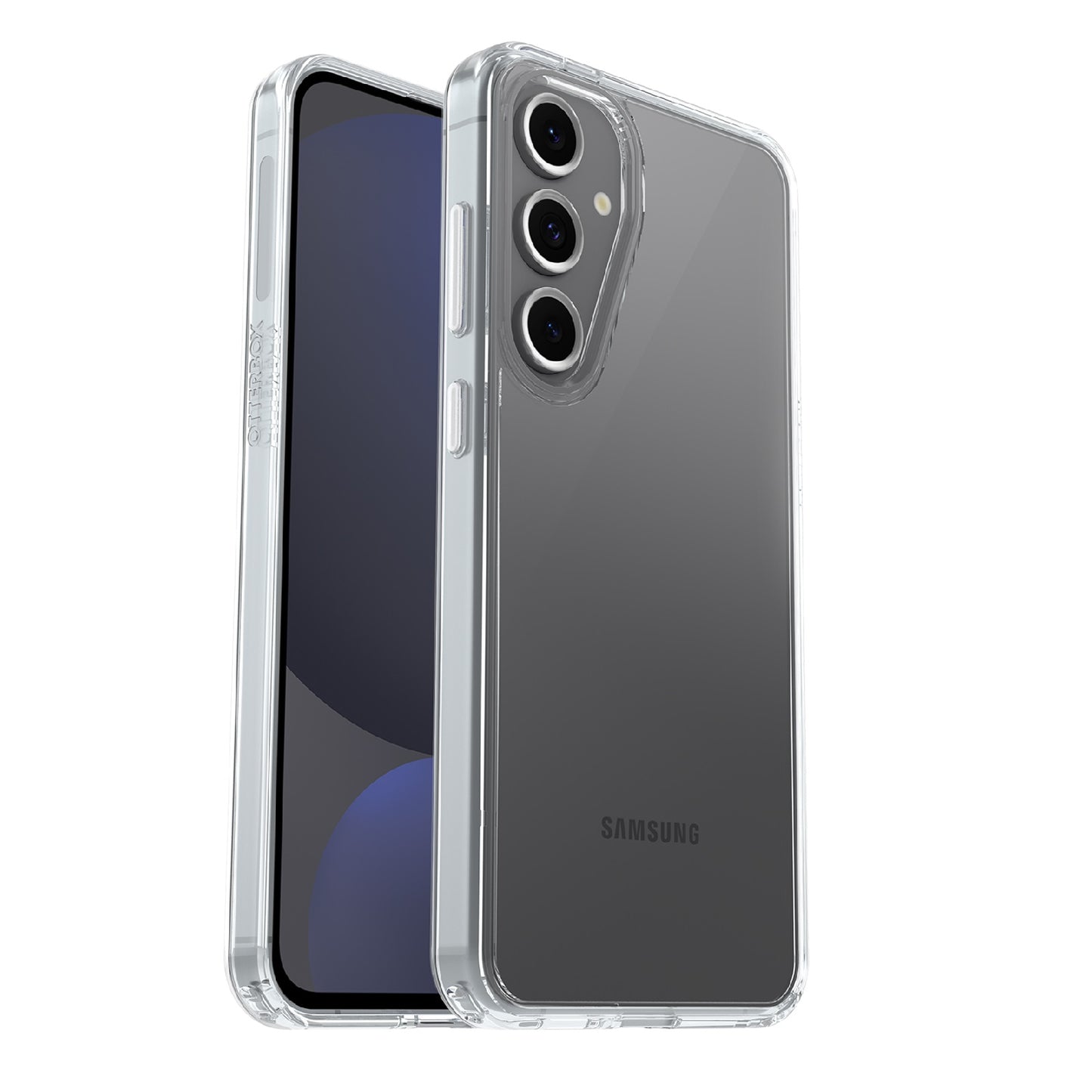 OtterBox Symmetry Clear Samsung Galaxy S24 FE 5G (6.7") Case Clear - (77-97076), Antimicrobial, DROP+ 3X Military Standard, 7 Years Warranty