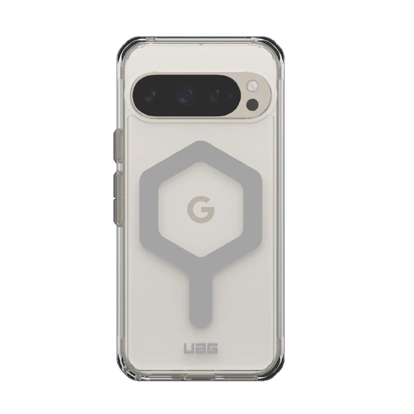 UAG Plyo Pro Google Pixel 9 Pro (6.3") Rugged Case - Ice/Silver (614458114333), 16 ft.Drop Protection(4.8M),Built-In Magnetic Module,10 Years Warranty