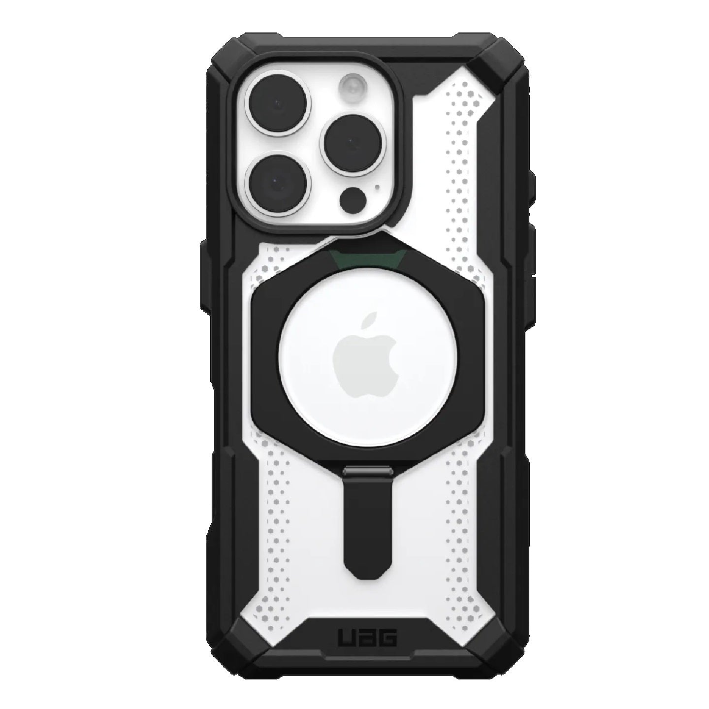 UAG Plasma XTE MagSafe Apple iPhone 16 Pro (6.3") Rugged Case - Black/Clear (11447411404G), 20ft. Drop Protection (4.8M), 1 Year Warranty