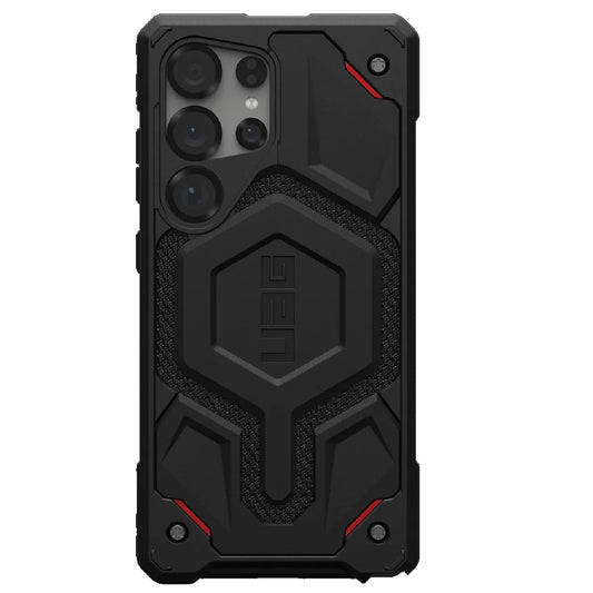 UAG Monarch Pro Samsung Galaxy S25 Ultra 5G (6.9") Rugged Case - Kevlar Black (214461113940), 25ft. Drop Protection (7.6M), 10 Years Warranty