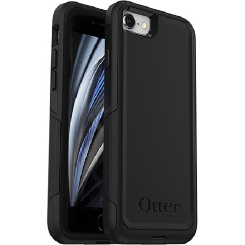 OtterBox Commuter Apple iPhone SE (3rd 2nd Gen) and iPhone 8/7 Case Black - (77-56650), DROP+ 3X Military Standard, Dual-Layer, 7 Years Warranty