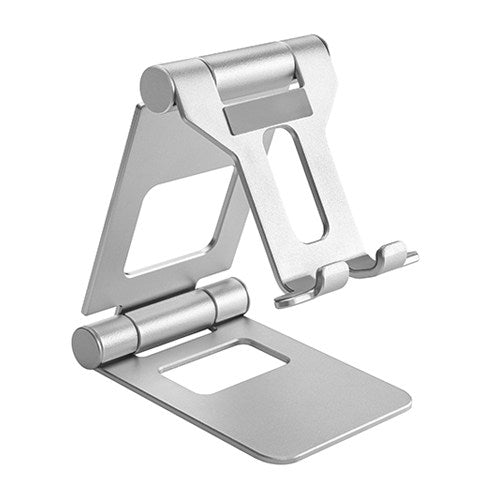 Brateck Aluminium Foldable Stand Holder for Phones and Tablets- Silver, 125x75x17mm, Applicable Device: Smartphone Tablet (LS)
