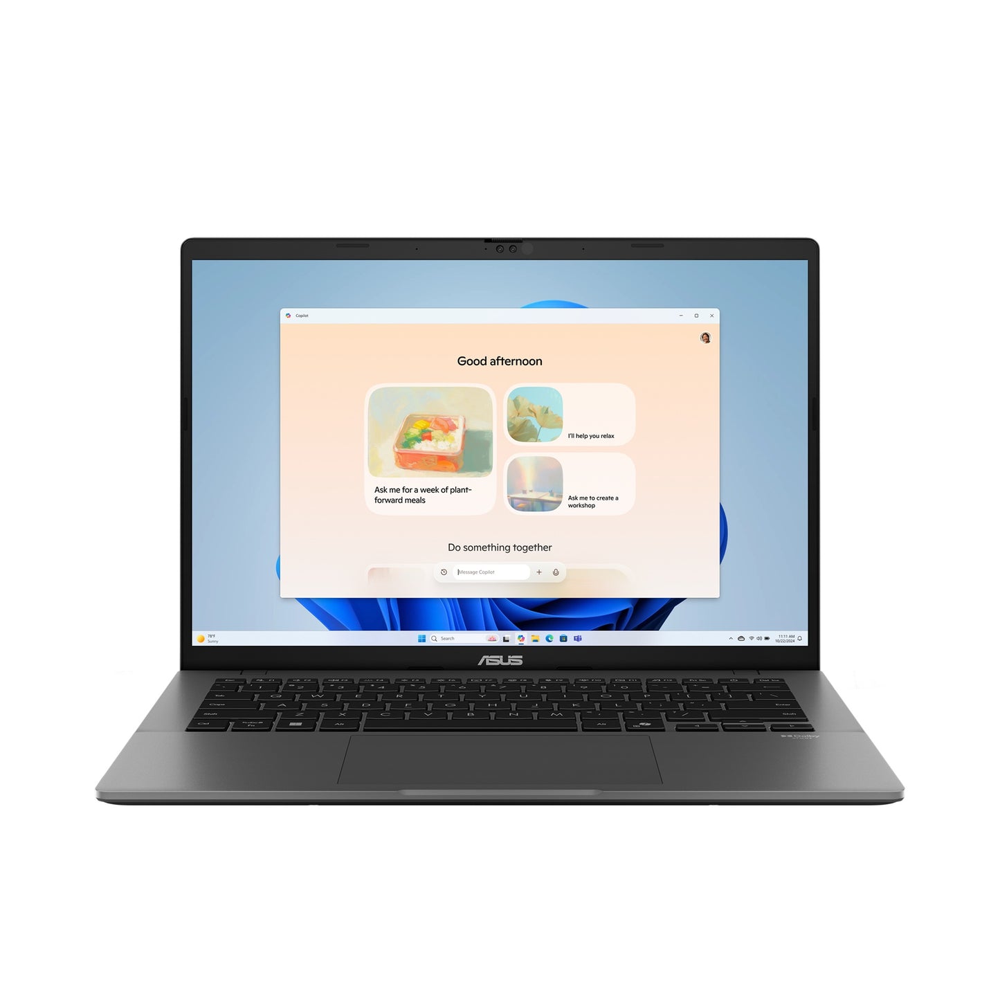 ASUS Vivobook S14 14" INTEL CORE ULTRA 7 255H WUXGA (1920 x 1200) 16GB 1TB, Matte Gray Win11 Home Notebook July 25