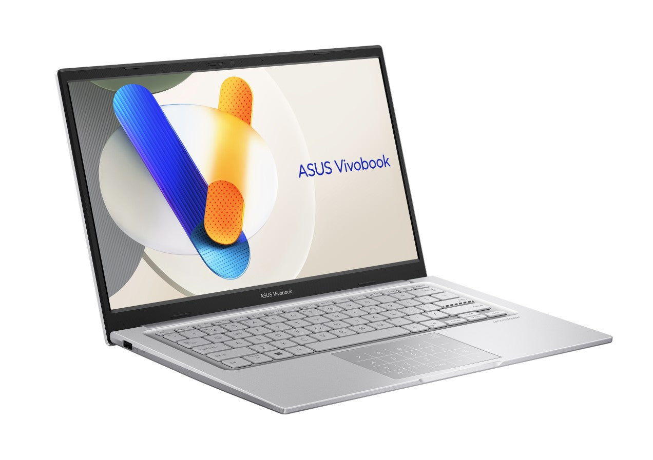 ASUS Vivobook X14 14" FHD Intel i7-1355U USB-C Win11 H 16GB 1TB SSD DIRAC Ergosense KB 1.4kg Transparent Silver1yr wty Notebook (LS)