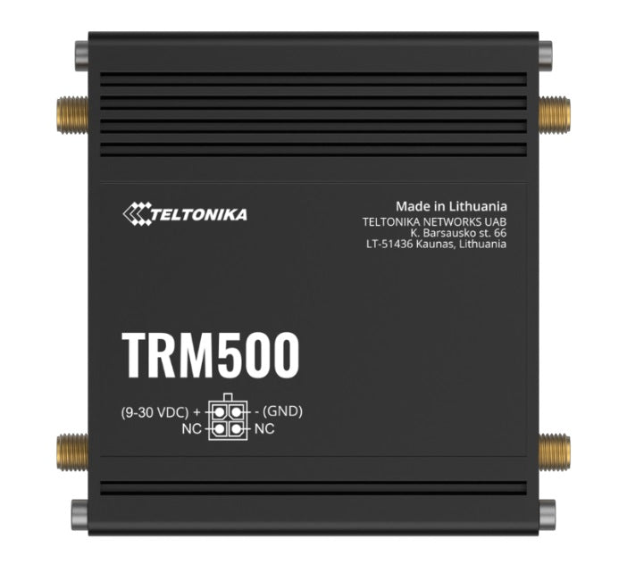 Teltonika TRM500 Industrial Cellular Modem, 5G (3.4 Gbps) 4G (Cat19), with USB Type-C, PSU included
