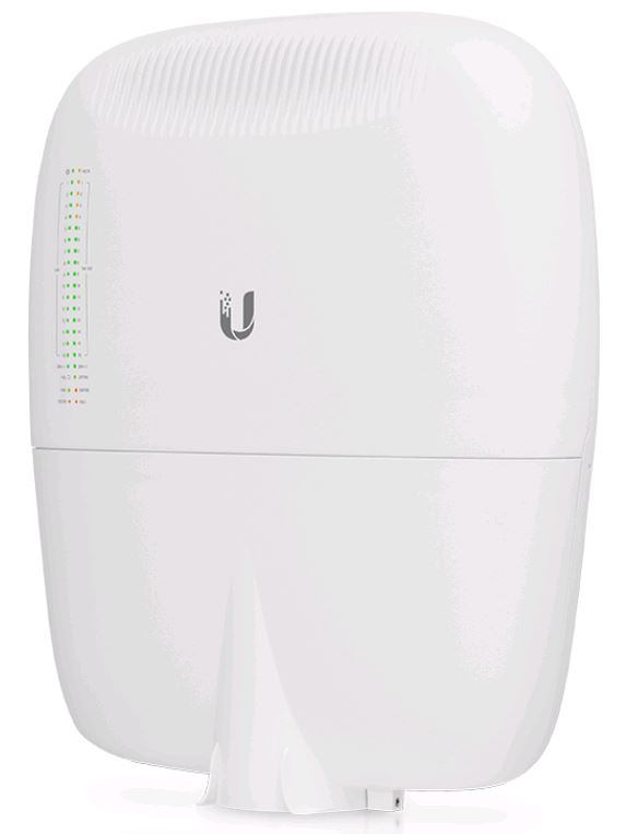 Ubiquiti EdgePoint 16 Port PoE Outdoor WISP Switch - 4x 54v/24v PoE Ports, 12x 802.3af 48v PoE Ports - ESD Power Protection,