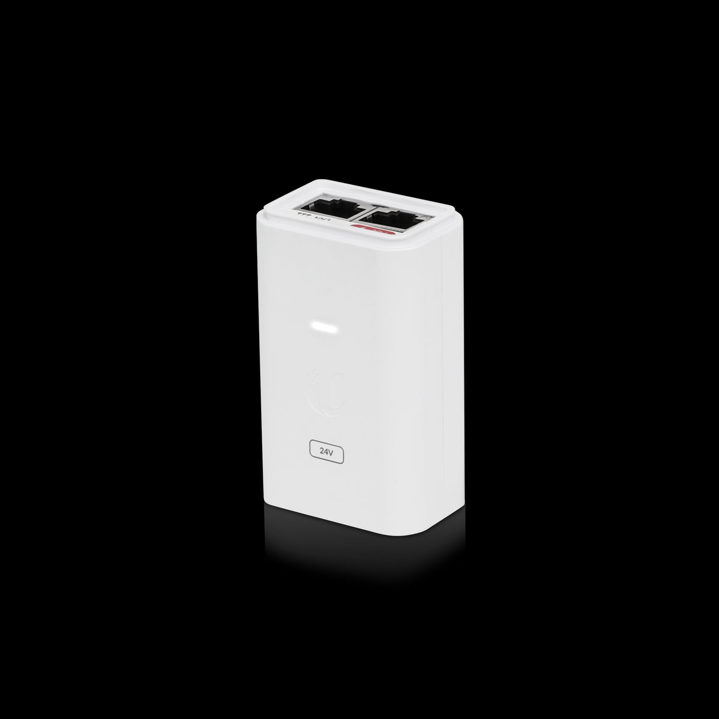Ubiquiti POE Injector, 24VDC, 24W, Gigabit Ethernet, ESD protection LED, Surge and Clamping Protection,Maximum Surge Discharge