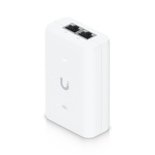 Ubiquiti PoE+ Adapter, 30W of PoE+,  RJ45 Data Input, AC Cable, U6 AP Suitable (U6-LR, U6-LITE, U6-PROU7-PRO),Replacement for POE-48-24W-G