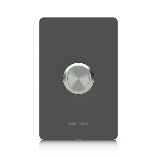Ubiquiti Access Button, Push-to-exit Button Designed For UniFi Access Hubs, Contacting Rate 30V DC, 2A, Indoor Only