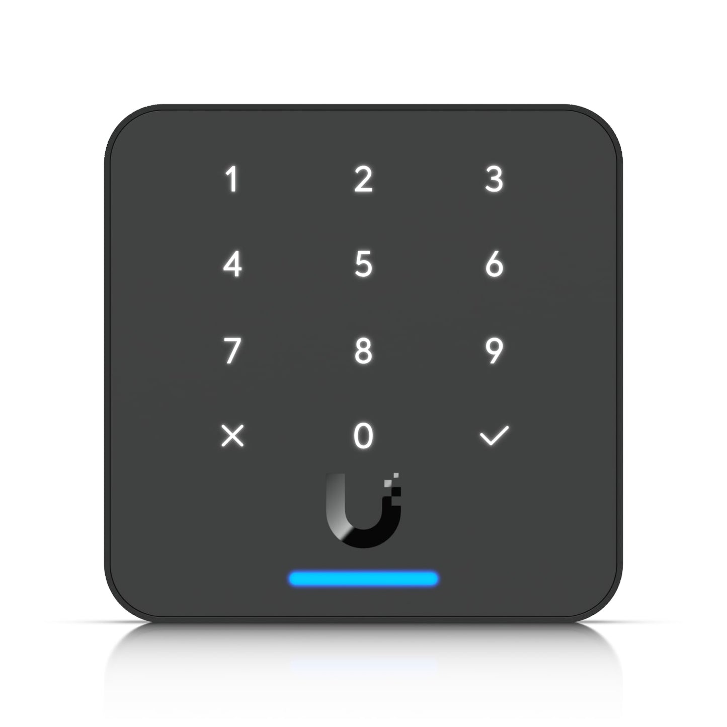 Ubiquiti Reader Flex, Black,Third-generation NFC Card Reader With A Keypad Apple Touch Pass Support, Outdoor IP55, Power via POE