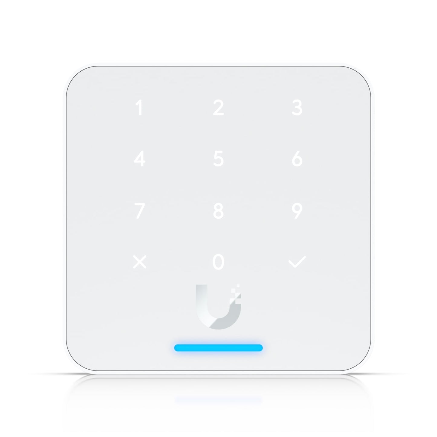 Ubiquit Reader Flex, White ,Third-generation NFC Card Reader With A Keypad Apple Touch Pass Support, Outdoor IP55, Power via POE