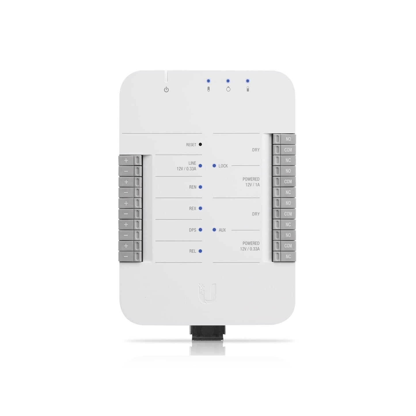 Ubiquiti UniFi Access Door Hub?Single Door Entry Mechanism?PoE Power, Support UA-LITE UA-PRO,Four Inputs 12v Dry Relays for Most Door Lock