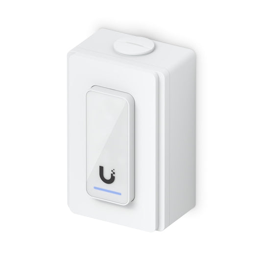Ubiquiti Reader Junction Box,White, For UniFi Access Readers  Intercom Viewers, Support Flat Surface Mounting  Attachment to 3/4" Conduit