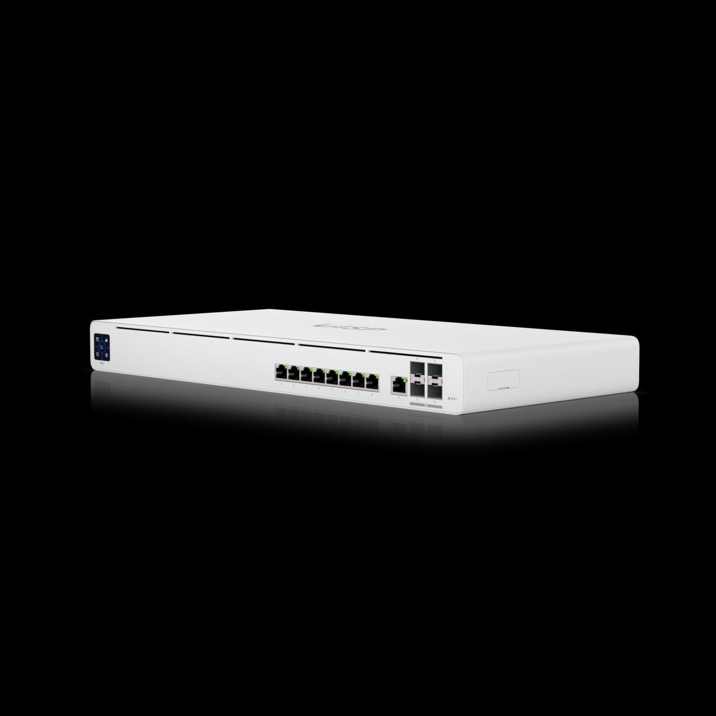 Ubiquiti UISP Router Professional, (9) GbE RJ45 ports, (4) 10G SFP+ ports, Integrated Layer 2 Switch,  Up to 9,500 Mbps NAT Throughput,