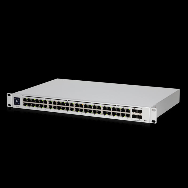 Ubiquiti UniFi 48-Port Managed Gigabit Layer2 Layer3 Switch - 48x Gigabit Ethernet Ports, 4x SFP+ Ports - Touch Display - GEN2,