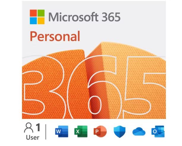 Microsoft 365 Personal 2023 English APAC 1 Year Subscription Medialess NEW for PC Mac. (LS)