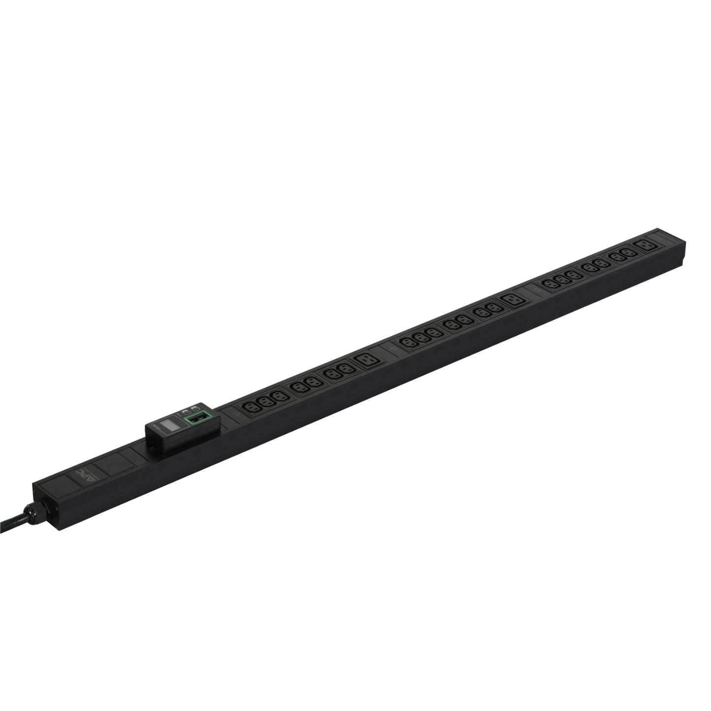 APC Easy Rack Metered PDU, 0U Vertical, 230V/16A 3P+N+PE Input, 3 Phase, 11kW, 3x IEC C19 21x IEC C13 Outlets