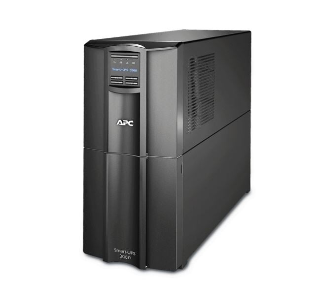 APC Smart-UPS 3000VA/2700W Line Interactive UPS,Tower,230V/16A Input,1x IEC C19 8x IEC C13 Outlets,Lead AcidBattery,SmartConnect(power cab not incl)