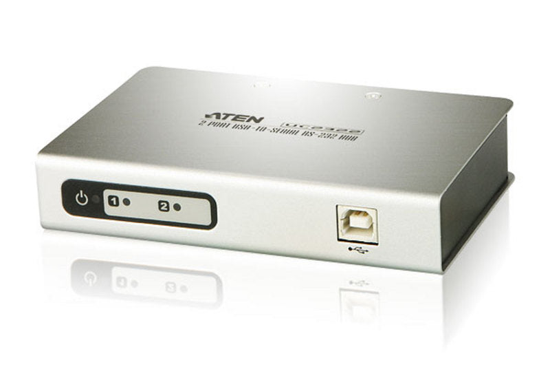 Aten Serial Hub 2 Port USB to RS232 Converter w/ 1.8m cable, Supports Hot-Swapping Plug and Play