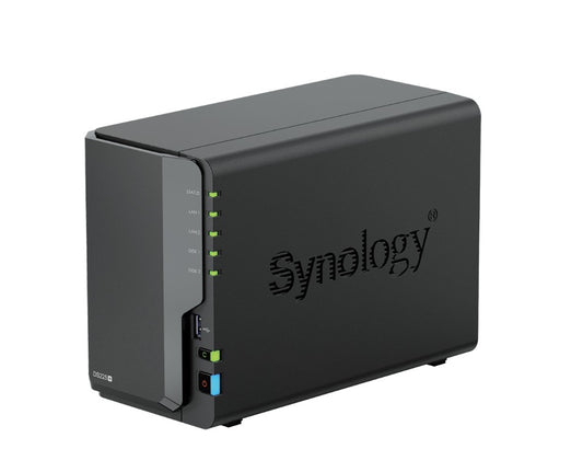 Synology DiskStation DS225+ 2-Bay 3.5" Diskless, Intel Celeron CPU, 2GB RAM, 1x 2.5GbE, 1x 1GbE, 2x USB 3.2
