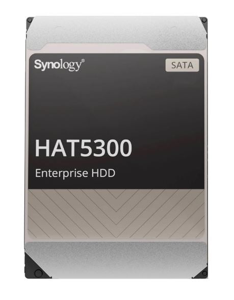 Synology Enterprise Storage HDD 12TB, Internal,  3.5" SATA , HAT5300, 5-year warranty, reliable hard drives for Synology systems