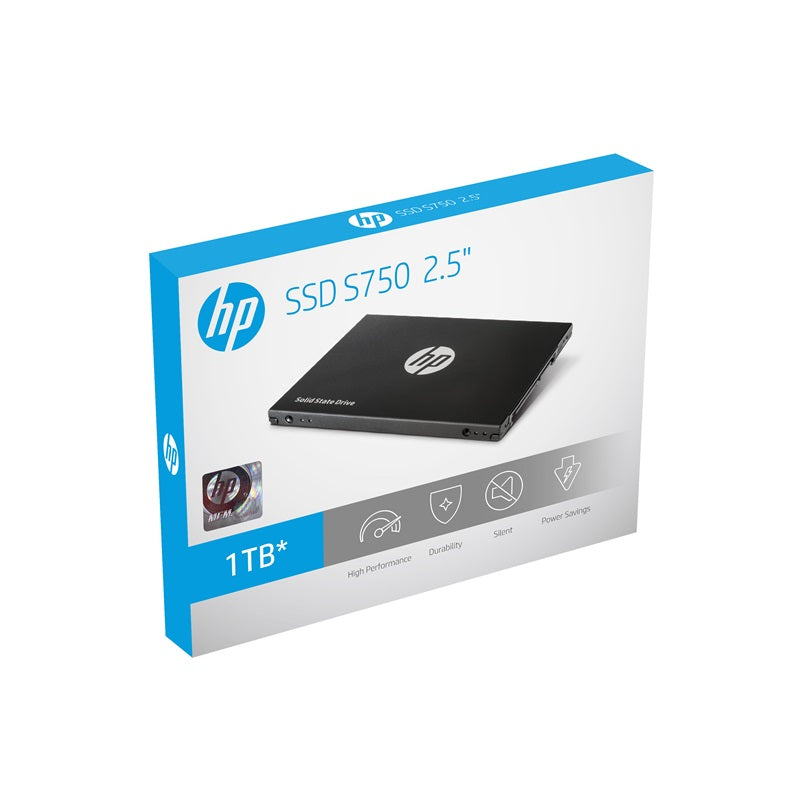 HP S750 1TB SATA III 6GB/s 2.5 inch SSD Delivers Exhilarating Speed 560MB/s  520MB/s New-gen NAND Flash