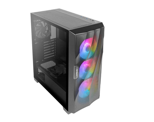Antec DF700 FLUX Wave Mesh Front, 5x pre-installed (3x ARGB Fan, 1x Rear,  PSU Shell (Reverse Fan), GPU 405mm, PSU 205mm, ATX Gaming Case (LS)