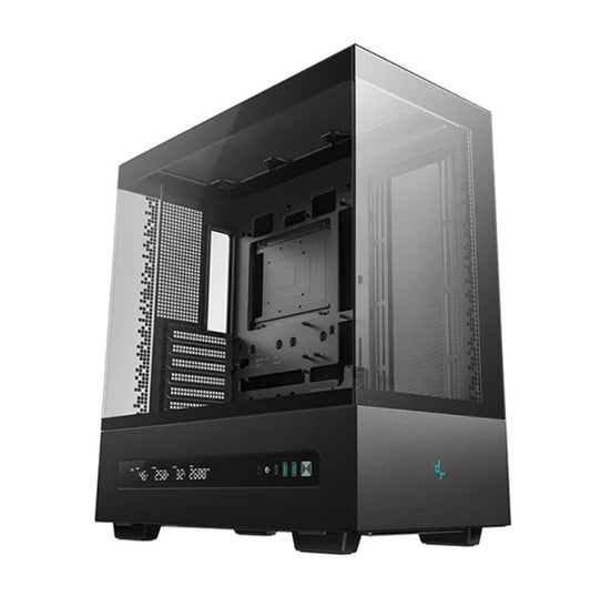 DeepCool CH690 DIGITAL Mid-Tower ATX Case, Panoramic Design,  Support up to 420mm Radiator, Supports Rear Connector Motherboards, USB3.0×2?Audio/Mic×1