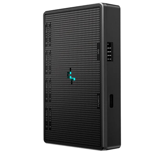 DeepCool UH-04 9-Pin USB 2.0 Hub, Magnet  Screw Fixation, USB2.0-9PIN×1,USB Type-C×1,USB2.0-9PIN×4