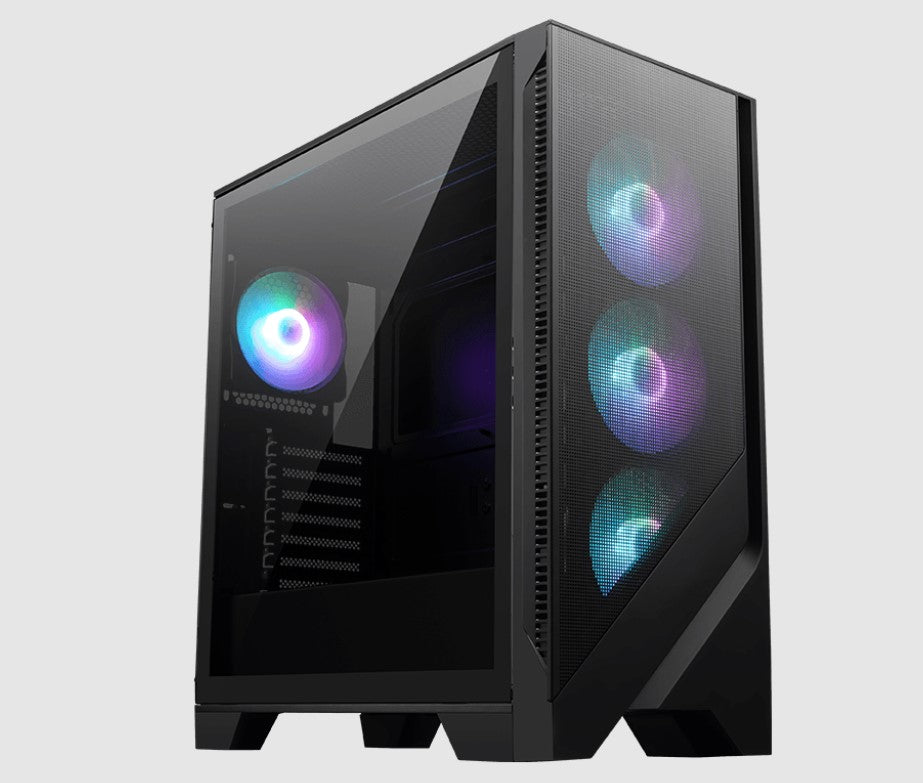 MSI MAG FORGE 321R AIRFLOW Micro ATX Case, 2x USB 3.2, 1x Mic-in / Audio-out, 1x LED, 1x 2.5", 2x 2.5"/3.5", Micro ATX / Mini ITX