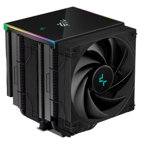 DeepCool AK620 Digital High Performance Dual Tower CPU Cooler, 6 Copper Heat Pipes,  2x 120FDB Fans, LGA2066/2011-v3/2011/1851/1155/ AM4/AM5