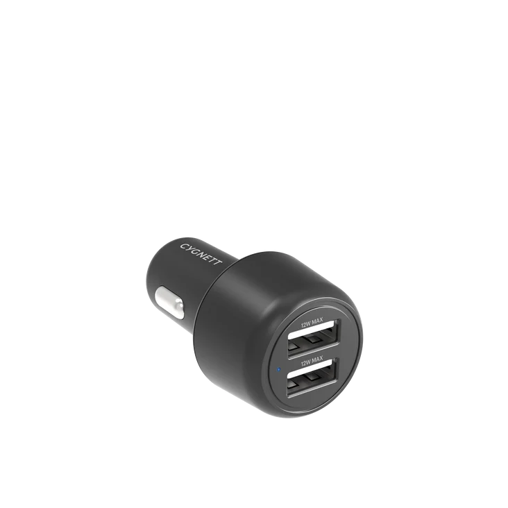 24W Dual USB-A Car Charger
