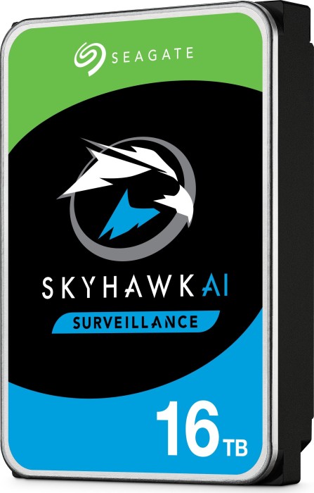 Seagate 16TB 3.5" SkyHawk AI Surveillance SATA HDD 256MB Cache, 7200RPM (LS) - ST16000VE004