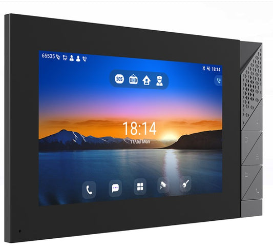 Fanvil i55A SIP Indoor Station, 7" Touchscreen, Android 9.0, 2 SIP Lines, 2W Speaker, Bluetooth 5.0, Dual-Band Wi-Fi, PoE, Wall-Mountable