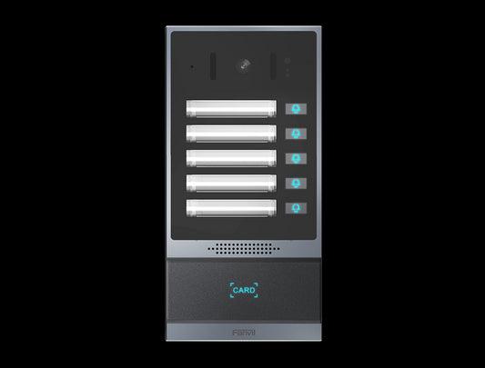 Fanvil i63 Outdoor Audio/Video Intercom, 2 SIP Lines, 5 DSS Keys, PoE, IP66  IK07, RFID Reader , ONVIF, 2Yr Warranty