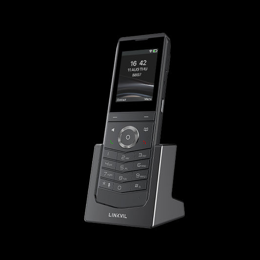 Fanvil Linkvil W611W Portable Wi-Fi Phone 2.4" Color Screen, Support Dual-band Wi-Fi, Up To 9 Hours Talk Time, Waterproof Dustproof,