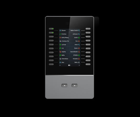 Grandstream GBX20 LCD Extension Module For GRP2615  GXV3350 only, 20 Dual-colored Extension Keys, 4.3 inch TFT Color LCD