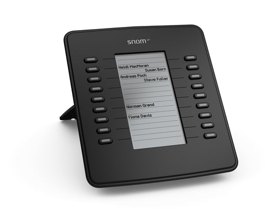 SNOM D7 Expansion Module USB for D785, D765, D745, D735, D725, D717  D715,  Black,18 Multi-color LED keys, Supports All 700 Series Telephones