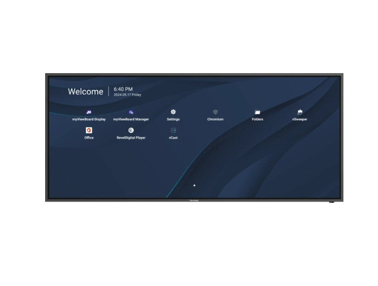 Viewsonic CDE92UW 92" 5K 5120 x 2160 Commercial Presentation Display, 24/7, USB-C, Pro AV 2024 3 Years Advance Replacement, VESA 800 x 600