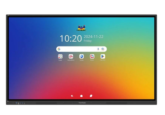 ViewSonic ViewBoard IFP8634 EDLA Certified ViewBoard 86” 4K Interactive Display, 20% better power efficiency, Android 14 Quad-core CPU  microSD port