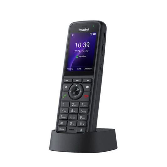 Yealink AX86R Rugged Wi-Fi IP Phone, 2.4" Color Display, IP67 Rated, HD Audio, Bluetooth 5.0, Wi-Fi 6, 13h Talk Time, 4 SIP Accounts, Type-C Charging