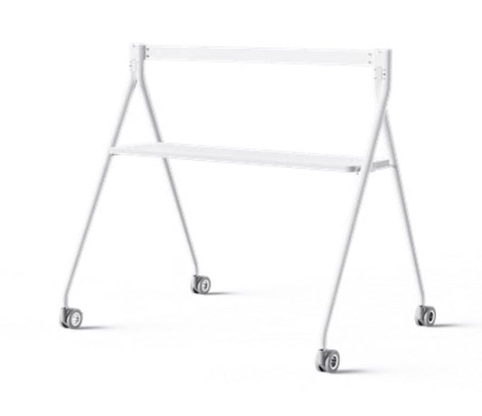 Yealink Floor stand for MeetingBoard 65" with Tray, Fit for Yealink MeetingBoard 65", Wheeled for easy transport Stable, Durable Base Practical, White
