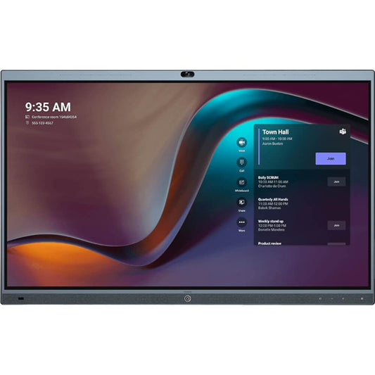 Yealink 86'' MeetingBoard Microsoft Teams on Android for Medium and Large Rooms, Wall Mount Bracket,4x Stylus Pens ( 2 year AMS),TeamsZoom Certified