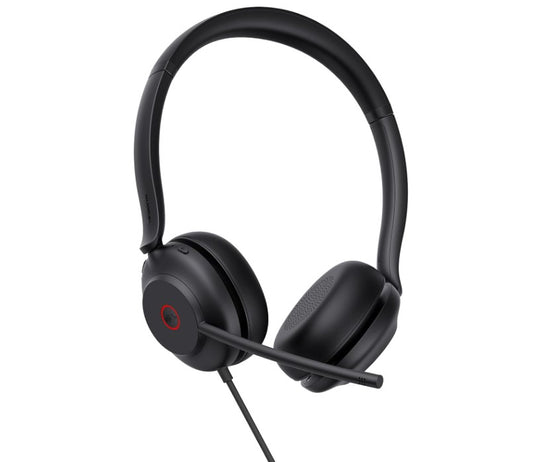 Yealink UH35 Dual Teams USB-C/A Wired Headset, Microsoft Teams  UC Certified, Dual Noise-Canceling Microphones USB-A / 35mm Speaker, Lightweight